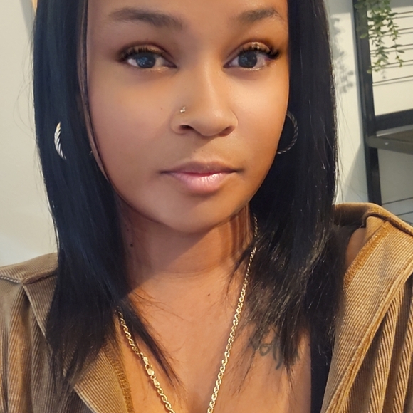 SHEIN Brown Deep Vneck Ribbed Collared Tunic Top - Picture 6 of 7